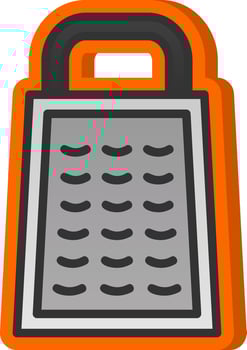 Grater Vector Icon Design