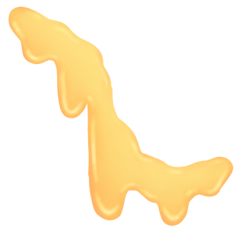 Yellow honey that is naturally sweet. png