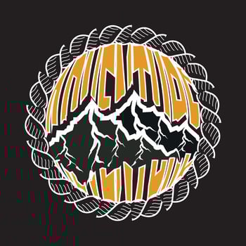 Adventure dark t shirt design on black background vector