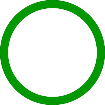 Game squid green circle symbol stock illustration vector