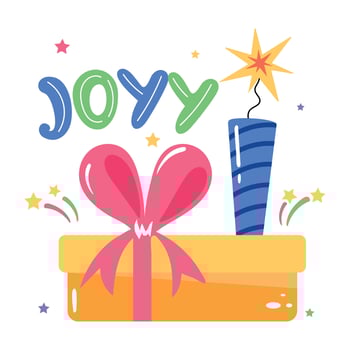 Trendy Joy Concepts vector