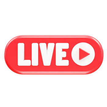 Live icon 3d rendering illustration element png
