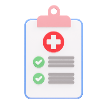 Medical icon 3d rendering illustration transparent png