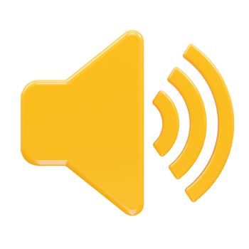 Sound volume icon rendering png