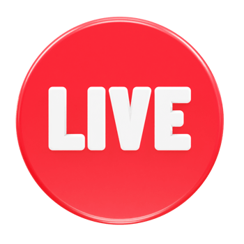 Live icon 3d rendering illustration element png