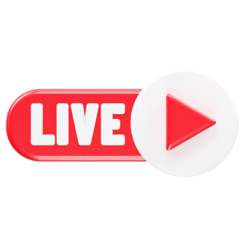 Live icon 3d rendering illustration element png