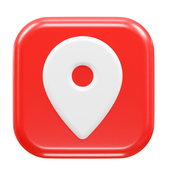 Location icon 3d rendering png