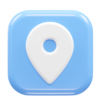 Location icon 3d rendering png