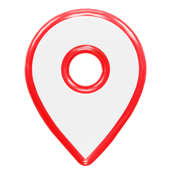 Location icon 3d rendering png