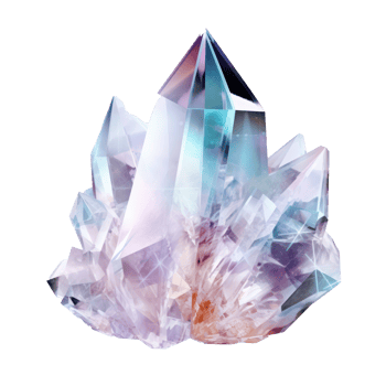 3D Crystal isolated png