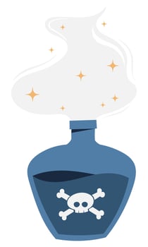 poisonous vector illustration