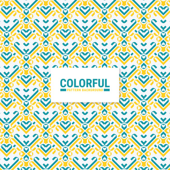 Colorful abstract geometric pattern design vector