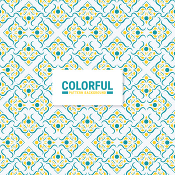Colorful abstract geometric pattern design vector