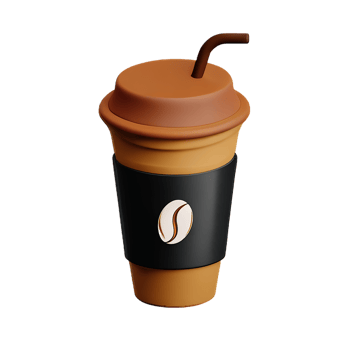 coffee latte art 3d coffee illustration icon png