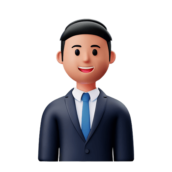 lawyer man 3d profession avatars illustrations png