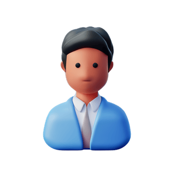 male surgeon 3d profession avatars illustrations png