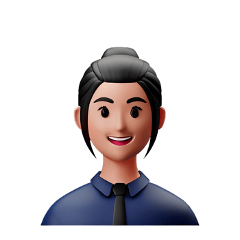 female accountant face 3d profession avatars png