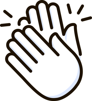 clapping hands icon emoji sticker png