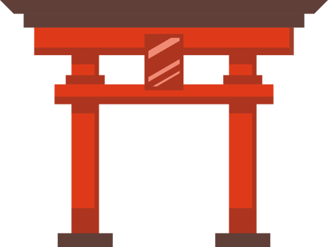 gate torii shrine japaness style icon png