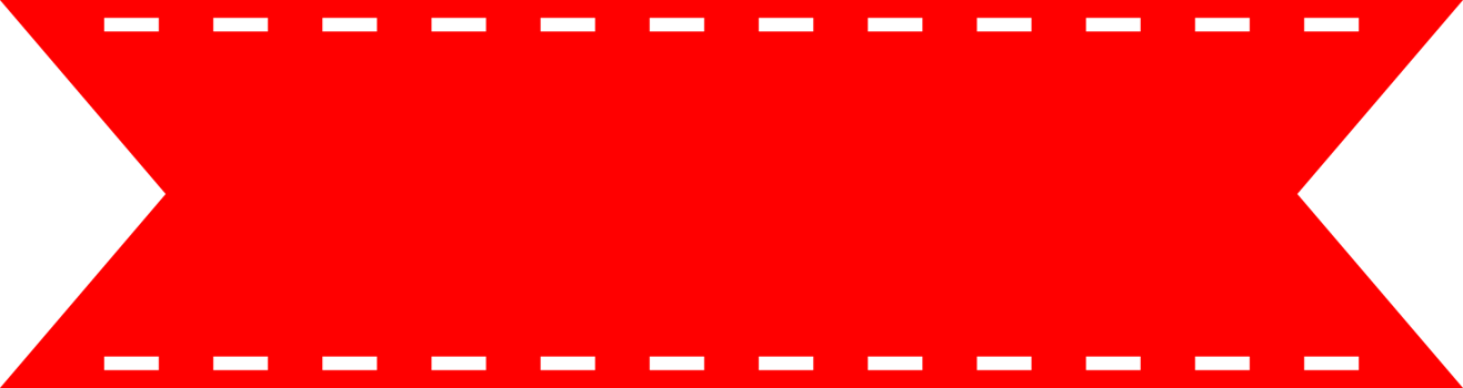 Paper ribbon doodle icon png
