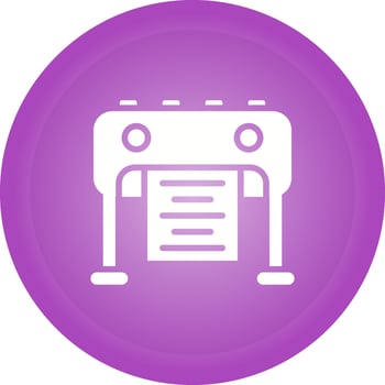 Plotter Vector Icon