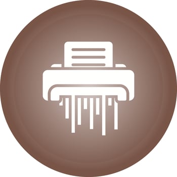 Shredder Vector Icon