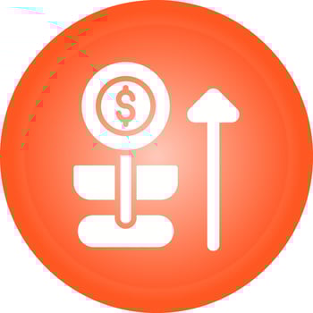 Money Growth Vector Icon