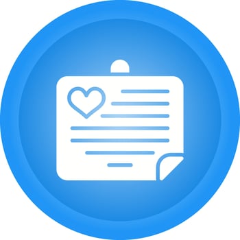 Love notes Vector Icon