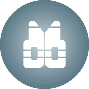 Reflective vest Vector Icon