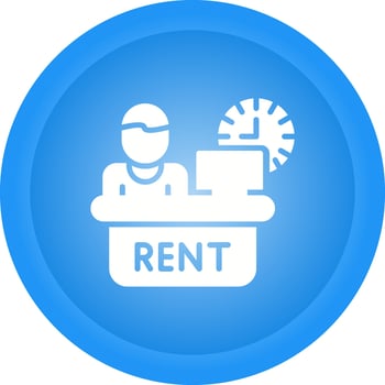 Rental Service Vector Icon