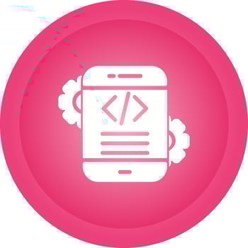 Mobile App Development Vector Icon
