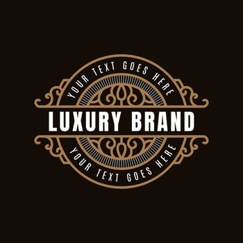 Vintage luxury ornament logo template. - Vector. vector