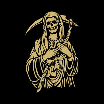 Grim reaper darkness vector design