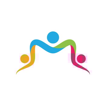 Community, network and social icon vector