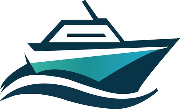 Ship, sailing, cruise, ship boat, sailing boat logo vector