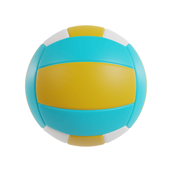voleyball 3d isolated png