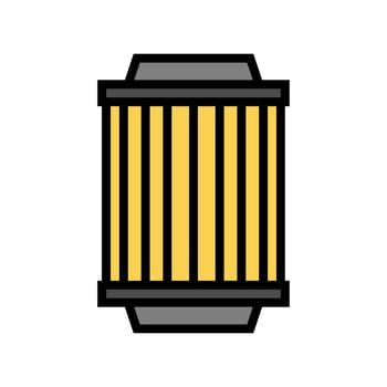 air filter car mechanic color icon vector illustration