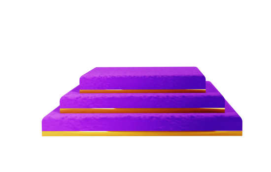 Minimalist dark podium mockup scene with golden line. 3d rendering abstract background composition, illustration mock up of geometry platform shape for product display transparent png