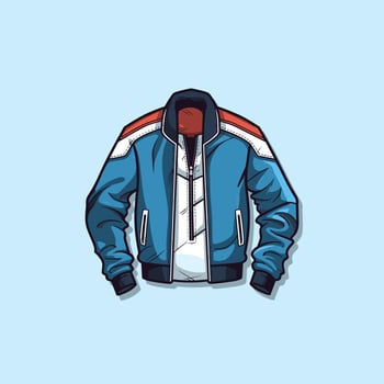 jacket vector clip art illustration