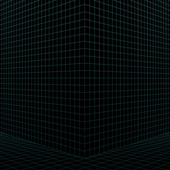 3d wireframe perspective lines background. vector illustration