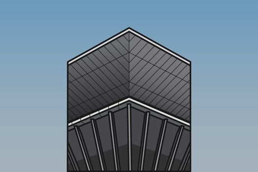 Company building construction, apartment and office building logo design. Real estate property building vector logo design.