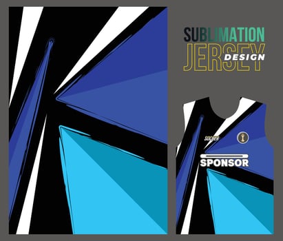Vector jersey sports design for racing cycling football gaming motocross