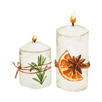 Easter Candle, Candle Flame png images, Generative AI