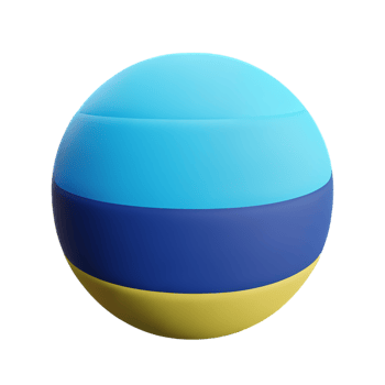 beach ball 3d travel and holiday illustration png
