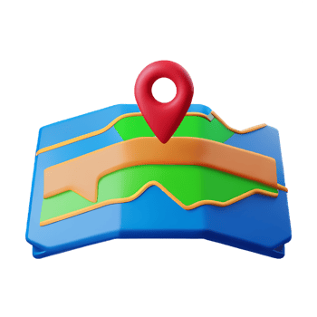 maps guidance 3d travel and holiday illustration png