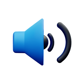 volume up 3d icon png