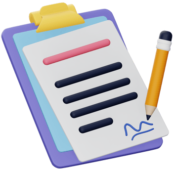 Business contract 3d rendering isometric icon. png