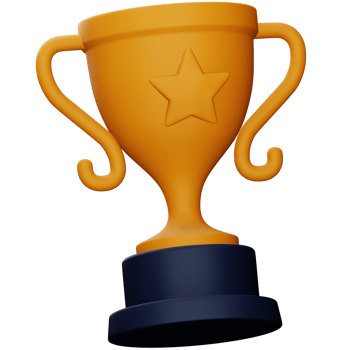 Trophy 3d rendering isometric icon. png