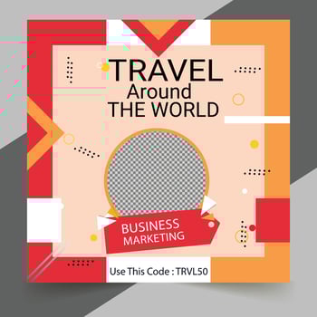 Corporate Social Media Post Design Free vector