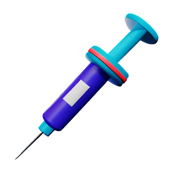 syringe 3d medical and healthcare icon png